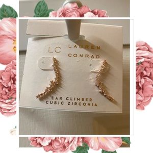 🌺Rose Gold Earclimbers by Lauren Conrad